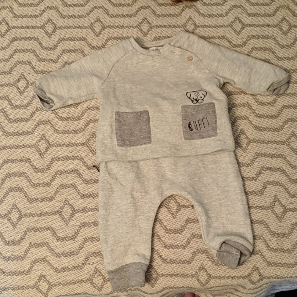 3-month terry cloth outfit